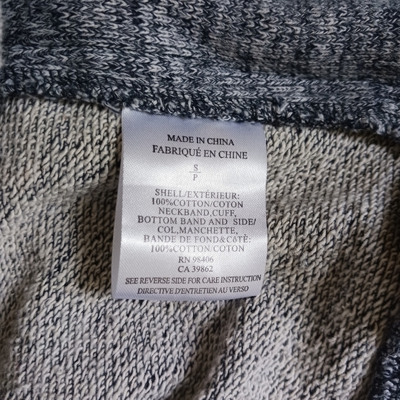 Theory charcoal cotton sweater - Picture 8 of 10